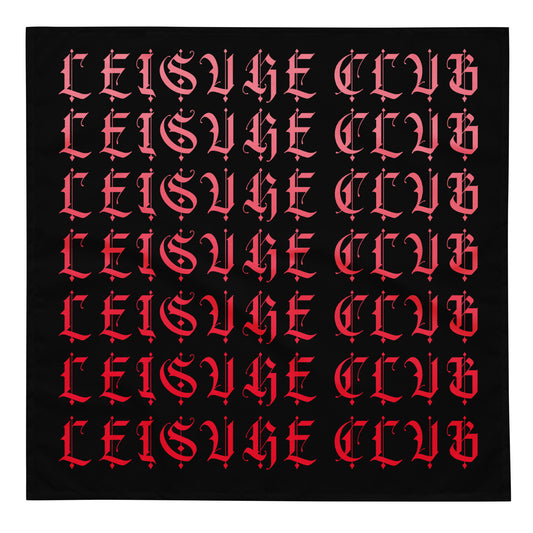 LEISURE CLUB SCARF OE RED