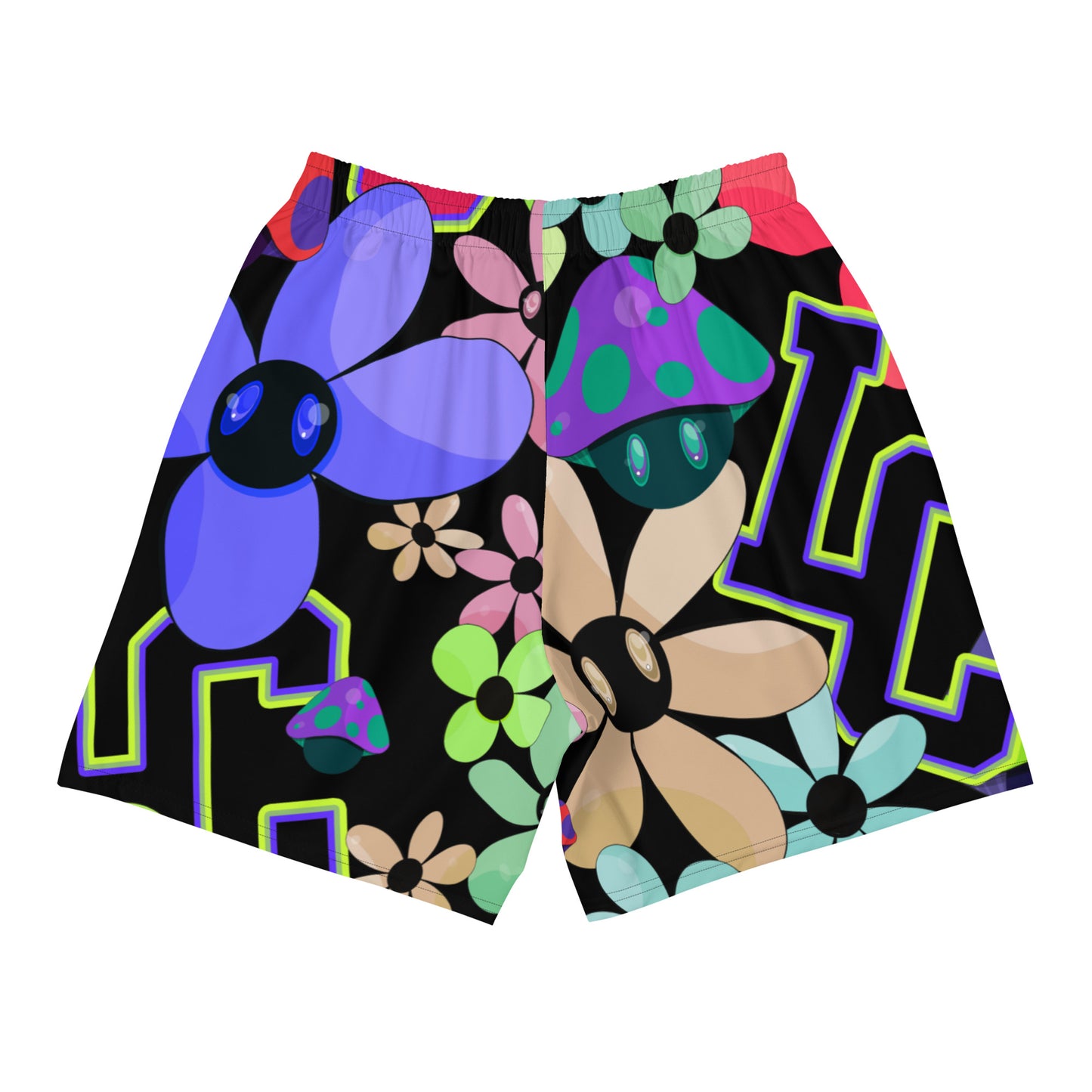 LEISURE CLUB FLORAL SHORTS BLK