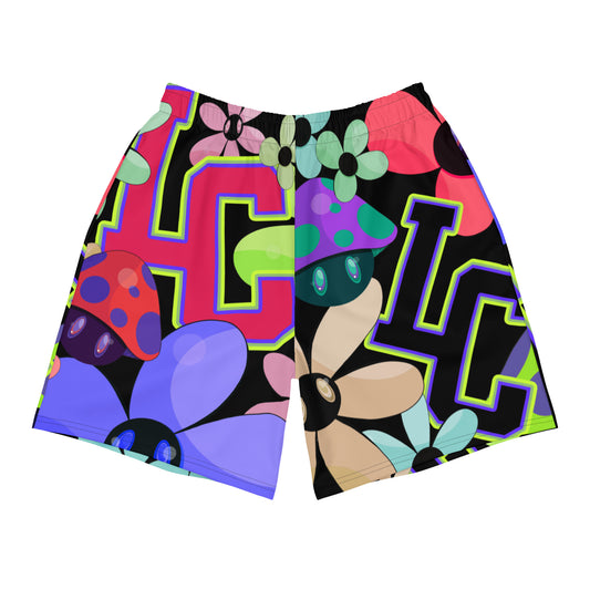 LEISURE CLUB FLORAL SHORTS BLK