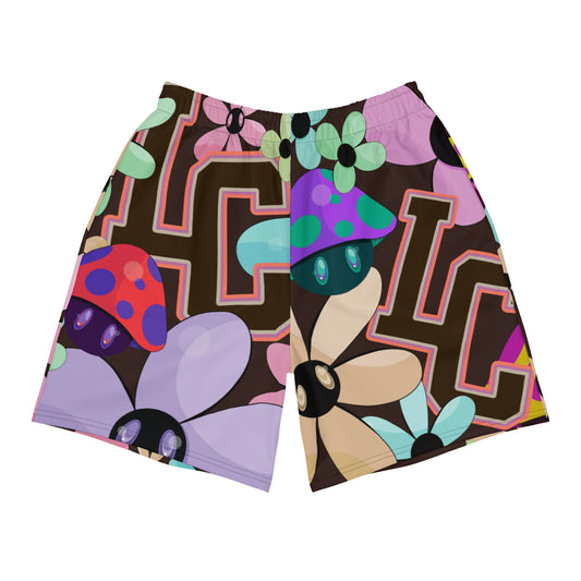 LEISURE CLUB FLORAL SHORTS BROWN