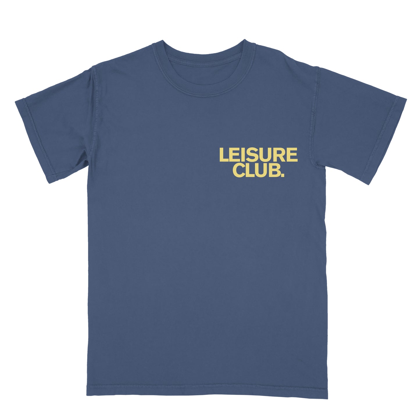 LEISURE TEE NVY/YLW