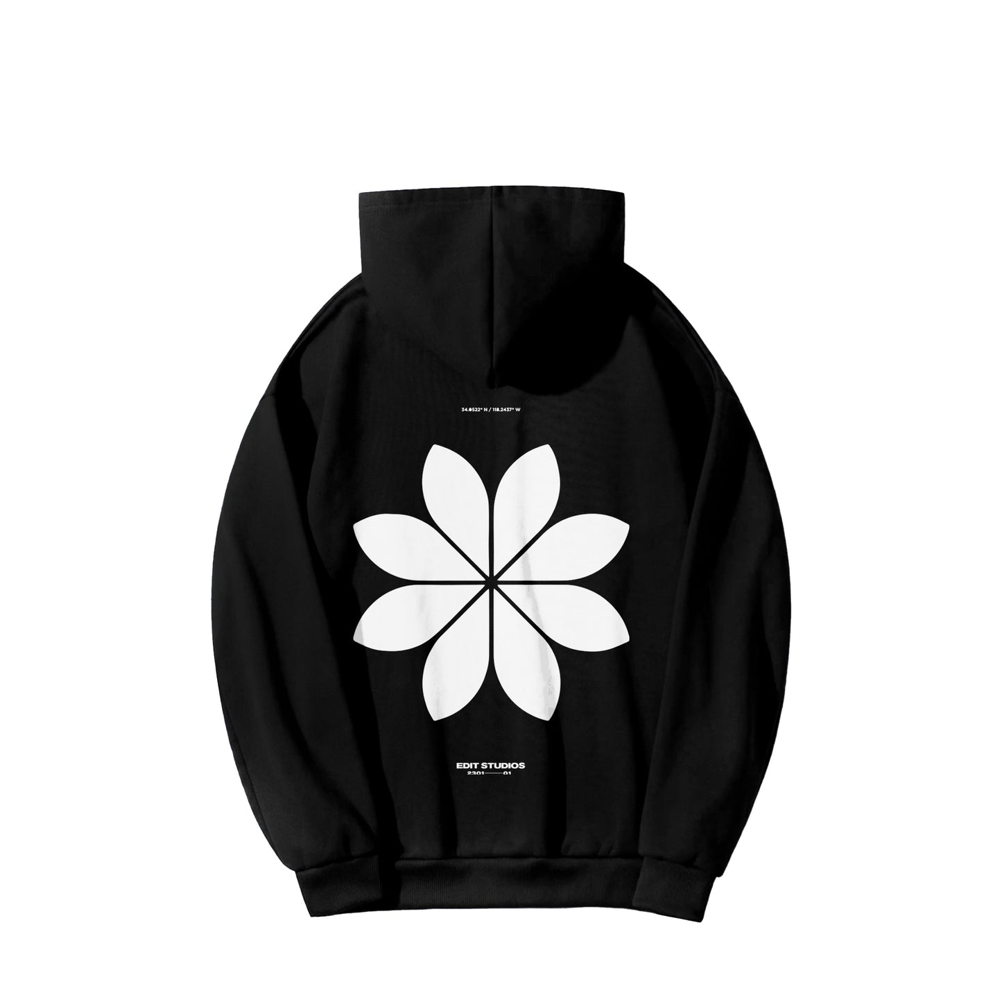 Mid Logo Black Hoodie