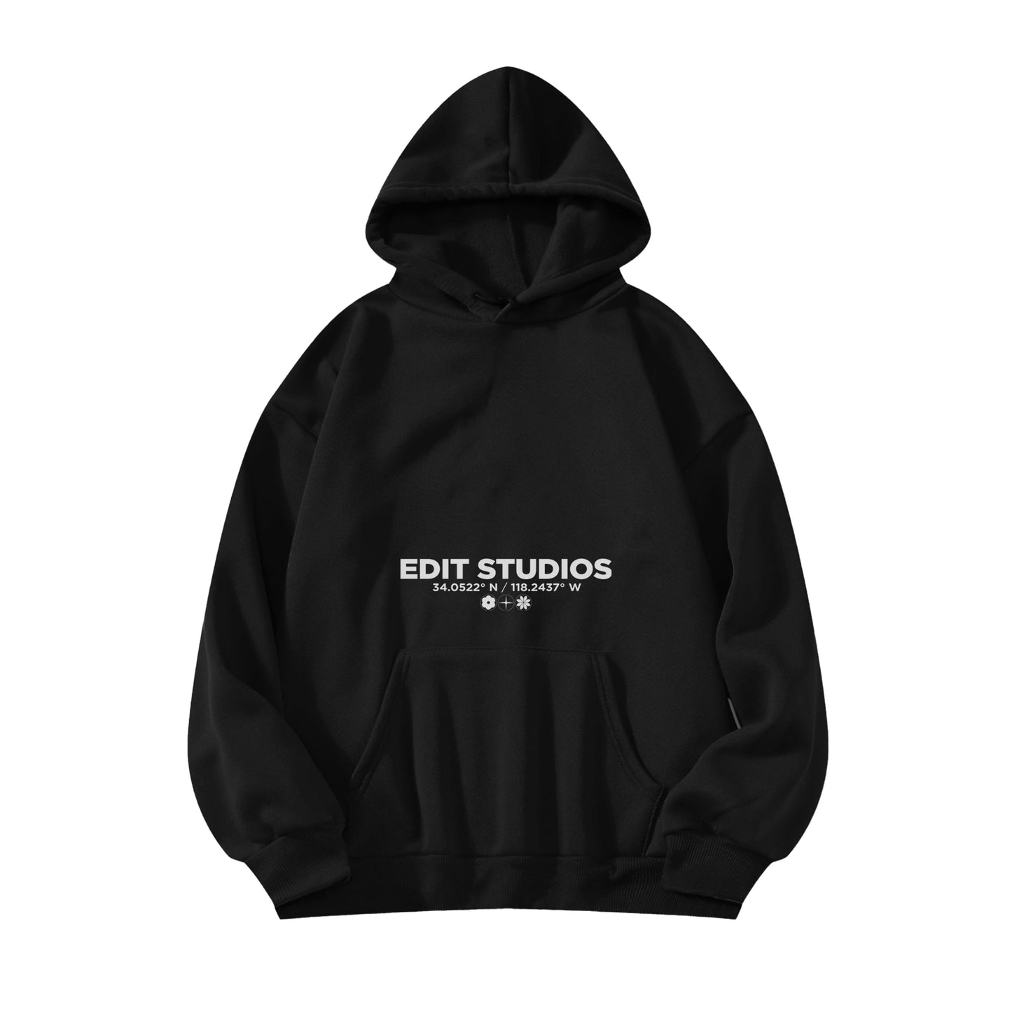 Mid Logo Black Hoodie