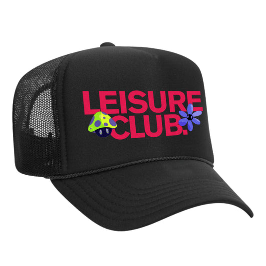 LEISURE CLUB SNAPBACK BLACK