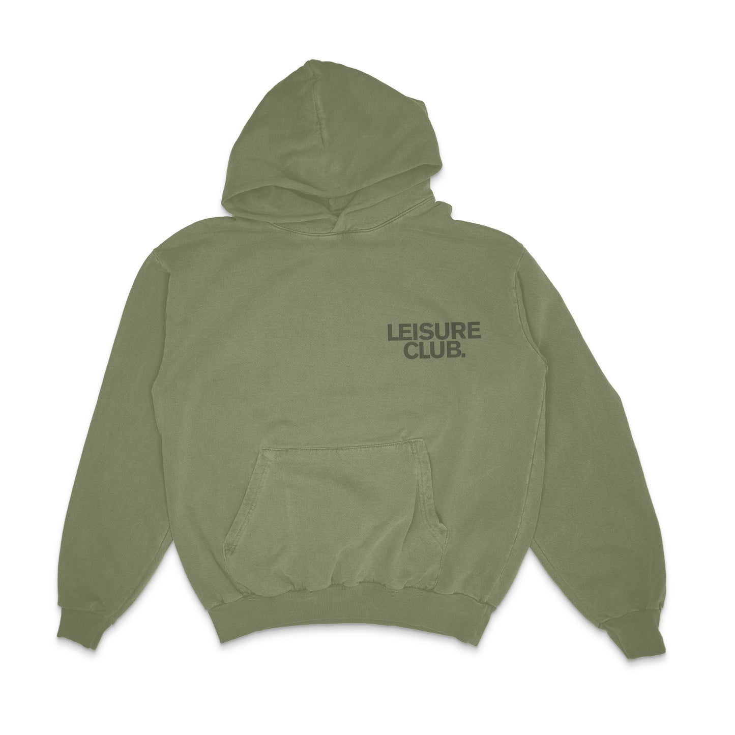 LEISURE CLUB HOODIE OLIVE